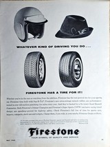 1964 FIRESTONE &quot;Symbol Of Quality and Service&quot; Tires-Automotive Vintage ... - $197.33 MXN