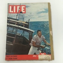 VTG Life Magazine April 7 1961 A Salty Excitement of Ocean Fishing Feature - £10.59 GBP