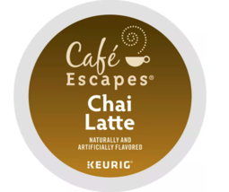 CAFE ESCAPES CHAI LATTE KCUPS 96CT - £57.52 GBP