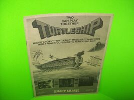 Sharp Image Turtleship Video Arcade Game Service Instruction Operation M... - $8.09