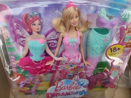 Mattel Barbie Dreamtopia Barbie Doll Fairytale Dress-Up Set New - £22.11 GBP