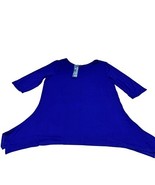 NWT Lily by Firmana Tunic Top Swing Style 3/4 Sleeve Blouse Plus Size 2x - $21.99
