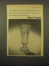 1965 Stuart Crystal Advertisement - Just one of the many beautiful pieces - £14.54 GBP