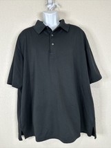 Ben Hogan Black Knit Performance Polo Shirt Short Sleeve Mens 3XL XXXL - $13.39