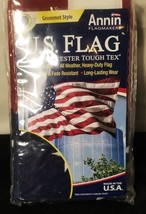 Annin Flagmakers 3ft x 5ft with Grommets Tough-Tex U.S. Flag Embroidered... - £19.37 GBP