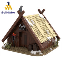 The Viking&#39;s House Model Building Blocks Medieval Village DIY MOC Bricks... - $49.49