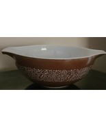 Pyrex ~ Large ~ 4 Quart ~ Mixing Bowl ~ Brown ~ Woodland Design ~ #444 ~... - $112.27 CAD