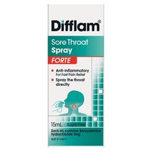 Difflam Forte Throat Spray 15ml (0.3%), 0.5 Fl Oz (Pack of 1) - $27.70