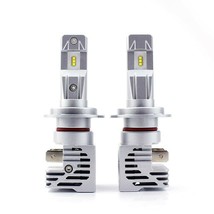 12v 24v 6500k Mini H7 Led Lights Headlight Bulbs H7 12V 24V 50W 6500lm  - $39.59