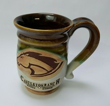 Castleton Ranch Coffee Mug Horse Rescue Brown Multi-Color - £23.63 GBP