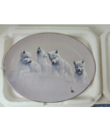 Bradford Exchange Wolf Plate - The Lookout - The Wild Bunch - 1998 W/ Bo... - $14.95