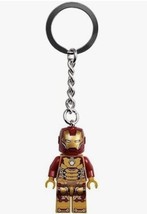 LEGO Marvel Super Heroes Iron Man Minifigure Keyring 854240 New - £6.33 GBP