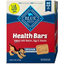 BLUE Buffalo Health Bars Crunchy Dog Treat Biscuits, Bacon, Egg &amp; Cheese... - £31.41 GBP