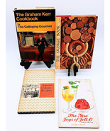 Lot of 4 Cookbooks Graham Kerr, The Sausage Book, Joys of Jello &amp; Amana ... - £15.76 GBP