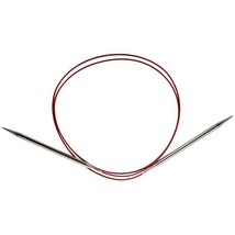 Red Lace Stainless Steel Circular Knitting Needles 47&quot;-Size 17/12.75mm - £19.57 GBP