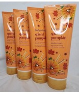 4 Ct Bodycology Spiced Pumpkin Moisturizing Rich Butter Complex Body Cre... - £23.67 GBP