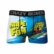 Crazy Boxers SpongeBob SquarePants Waves of Fun Boxer Briefs Multi-Color - £11.98 GBP+