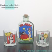 Extremely rare! Tex Avery glass caraf set. Vintage Turner Entertainment 1993 - £300.48 GBP