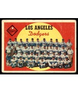1959 Topps #457 Dodgers Team Card / Checklist 430-495 TC, CL Low Grade - £7.78 GBP