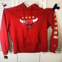 New Era Chicago Bulls Hoodie Men’s XL Tall Red City Edition Pullover XL - £18.26 GBP