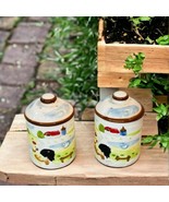 Norcrest Vintage Salt &amp; Pepper Shakers Rooster Farm Country Farmhouse Japan - $18.58