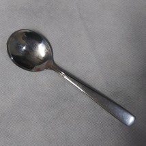 Oneida Satin Accent Round Bowl Cream Soup Spoon Stainless Steel - $18.95