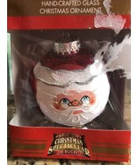 Santa’s Kurt A Adler Hand Crafter Glass Christmas Ornament - $13.51