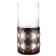 Ore International K-4278FS 22 in. Arabesque Mirror Floor Candleholder, B... - £158.95 GBP