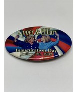Tipper &amp; Hillary Presidential Inauguration Day Button Pin KG - £6.96 GBP