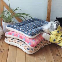 Warm Soft Fleece Pet Mat Travel Cat Litter Dog Blanket Puppy Cushion Pet Pad Dog - £13.54 GBP+