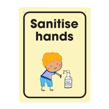 Durus Use Hand Sanitiser Wall Sign (225x300mm) - School - £29.76 GBP