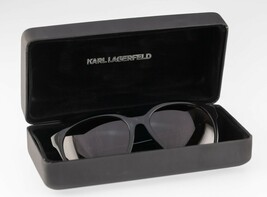 Karl Lagerfeld Acrylique Lunettes de Soleil KL865S Noir avec Étui - $157.41