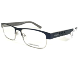 Alberto Romani Eyeglasses Frames AR 4002 BL Black Blue Silver Half Rim 5... - $55.76
