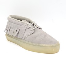 Clear Weather Women Fringed Chukka Desert Boots One o One Size US 5 Gray Suede - £12.33 GBP
