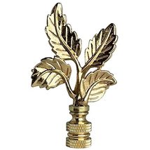 Royal Designs, Inc. Elegant Leaves 3&quot; Finial for Lamp Shade, Antique Brass - Pac - $25.69+