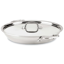 All-clad D3 Stainless 3-ply Bonded 3-Qt Universal Pan with lid - £87.87 GBP