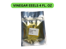 Live Vinegar Eels Culture starter 4fl oz–Perfect First Food for Fry  SUP... - $12.86