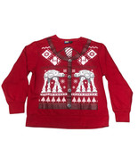 Star Wars Christmas Sweatshirt Mens Large Red , Black,White Holiday Tie ... - £9.28 GBP