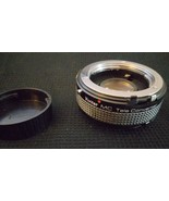 Vintage Vivitar MC Tele Converter 2X-5  - Made in Japan w/ 2 Caps &amp; a Case - $27.14 CAD