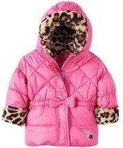 Girls Jacket Zeroxposur Pink Hooded Water Resistant Winter $70 NEW-sz 24... - $39.60