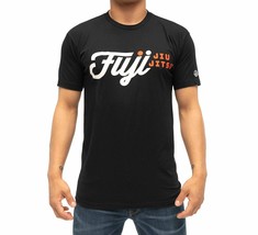 New Fuji Sports BJJ Script Jiu-Jitsu T-Shirt T Tee Shirt - Black - £19.74 GBP