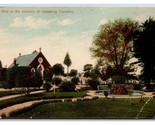 Entrance to Cemetery Lewisburg Pennsylvania PA UNP DB Postcard P23 - £2.79 GBP