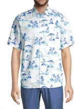 Tommy Bahama nova wave beach days short sleeve shirt in White - £55.42 GBP