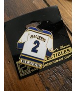 St. Louis Blues Al MacInnis #2 Jersey Pin Peter David NHL Hockey - £19.46 GBP