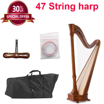Rosewood Brown 47 String Lever harp  - $1,999.00