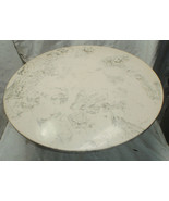 Short Round Coffee Table - Faux Marble Top - £89.82 GBP