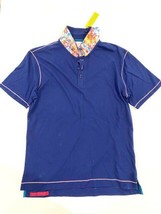 Robert Graham Polo Tee Classic Fit Filmar Navy ( S ) - £69.97 GBP