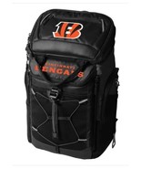 Cincinnati Bengals Cooler Backpack Black Orange 26-Can Bottle Opener Hiking - $1,978.03 MXN