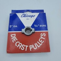 CHICAGO DIE CASTING Single V Grooved Pulley A 5 in. x 3/4 in. Bore 500A7 - $15.99