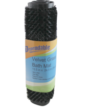 Grass Textured Spa Quality Foot Scrubber Shower Bath Mat Anti-Slip 24.5&quot; x 13.5&quot; - £11.86 GBP